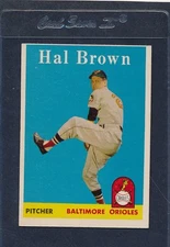 1958 Topps #381 Hal Brown Orioles EX 58T381-82515-4