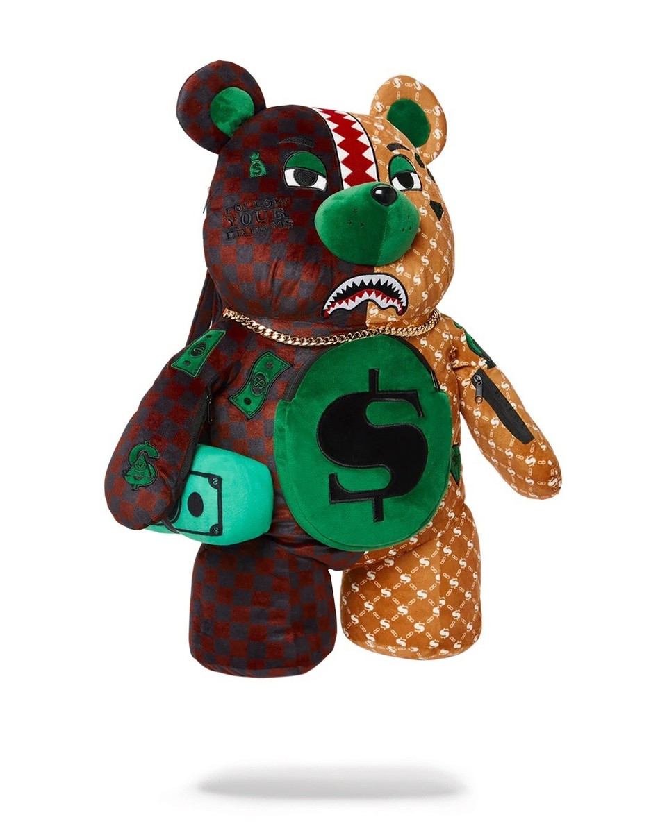 SPRAYGROUND PARIS VS FLORENCE MONEY BEAR TEDDY BACKPACK LTD 