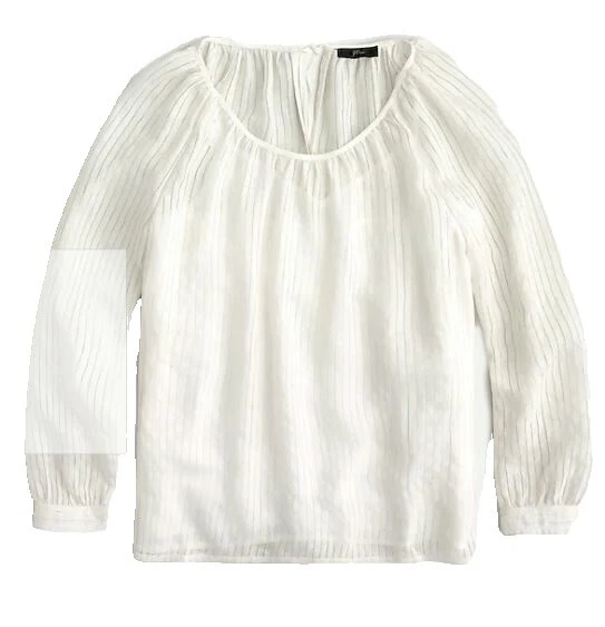 J.CREW Viscose Striped Tops for Women