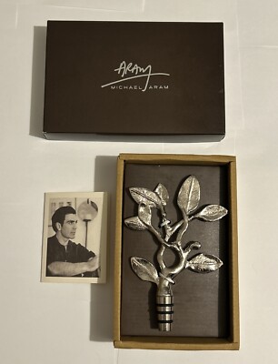Michael Aram Sleepy Hollow Wine Stopper 7'' x 5'' IN BOX - Amazing Condition !