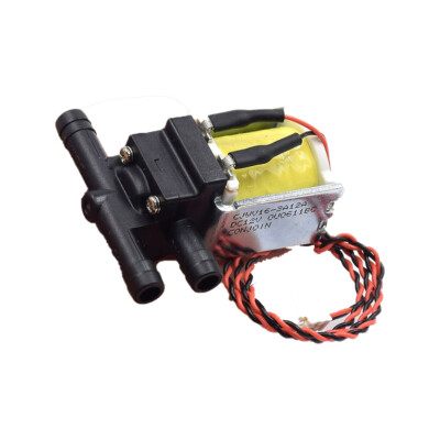 DC12V 2-Position 3-Way Mini Electric Solenoid Valve Water Air Flow Control - US