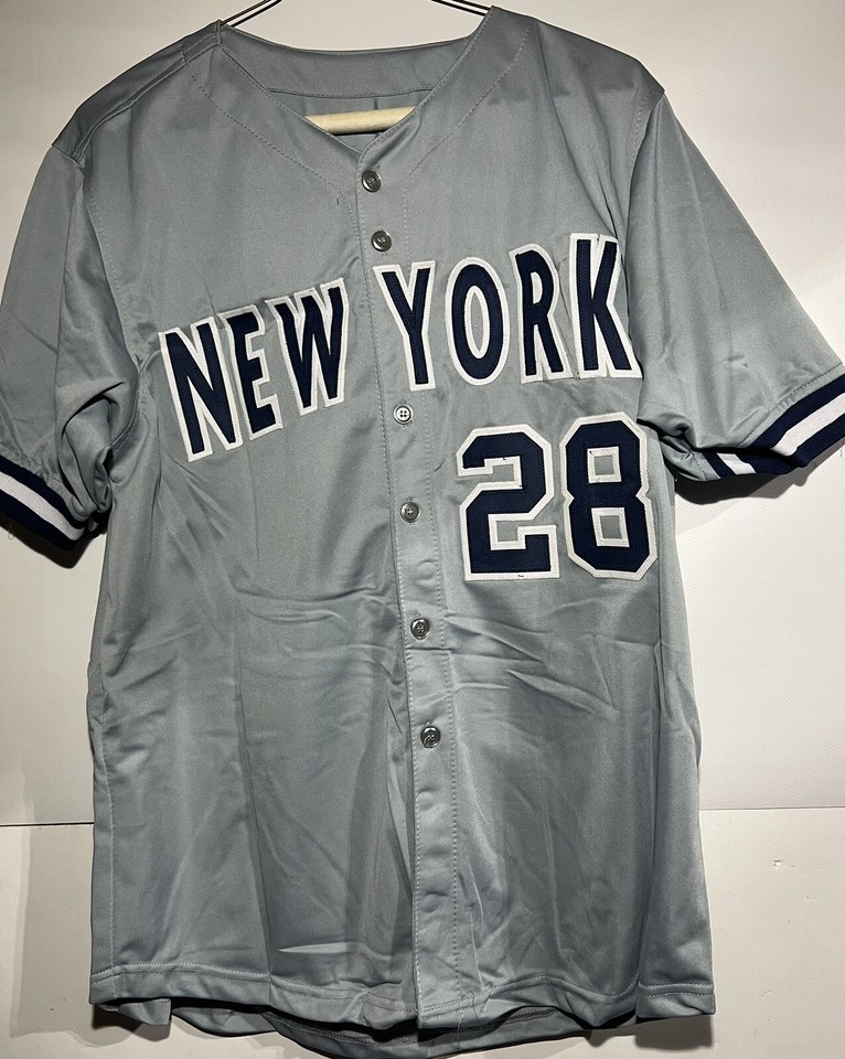 Sparky Lyle New York Custom Autograph Auto Signed Baseball Jersey JSA