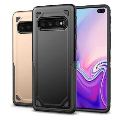 Samsung Galaxy S10 Plus Hybrid Dual-Layer Armor Case Hülle Robust Stoßfest