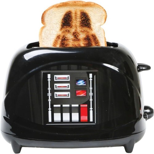 Star Wars Darth Vader Two-Slice Empire Toaster Bring Darth Vader in Kitchen NEW - Picture 12 of 12