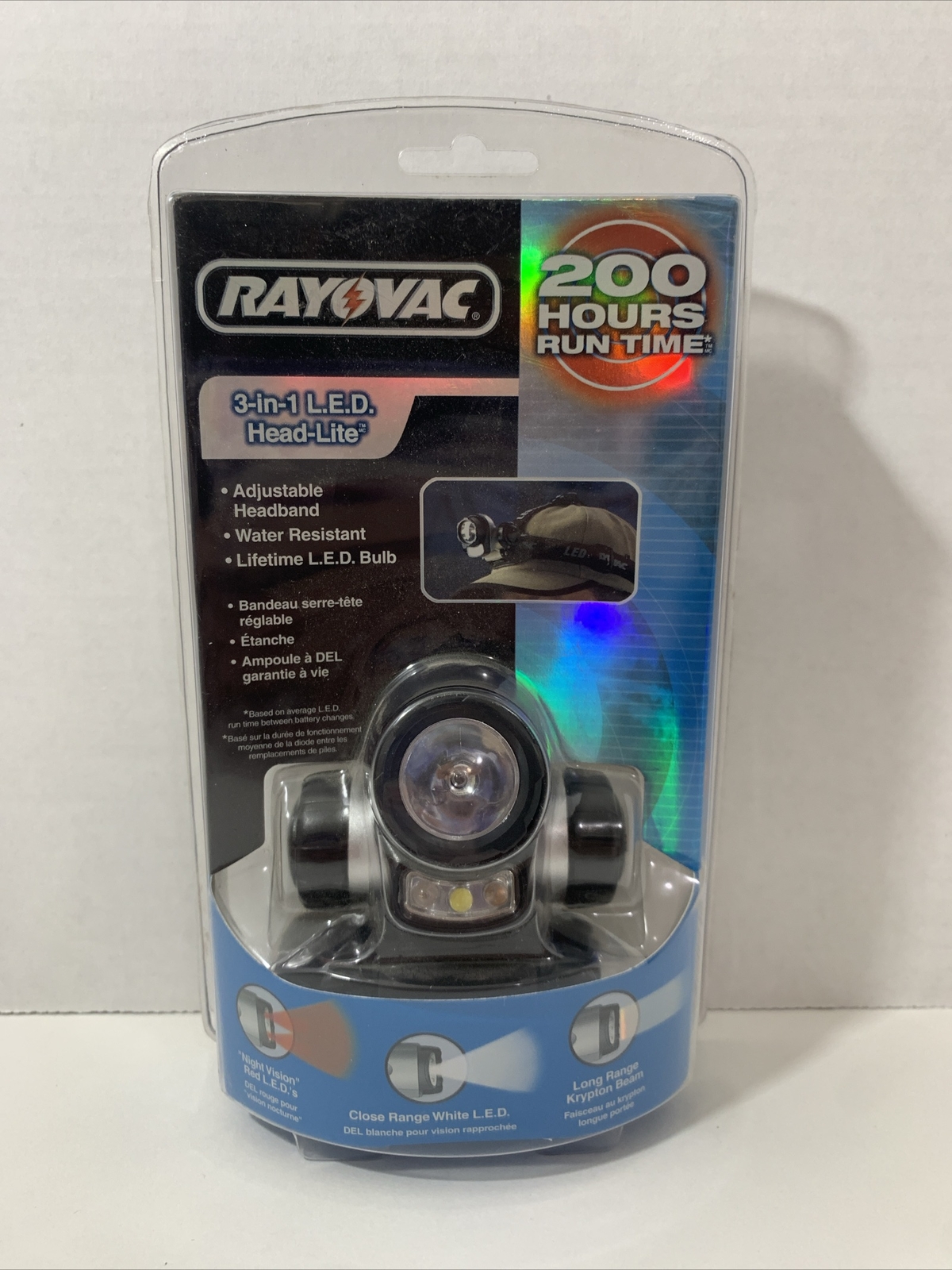 Rayovac Sportsman 3 in 1 Head Lite Night Vision Hands Free Adjusts eBay
