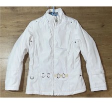 Couloir By Metropolis Glacier Ski Jacket White Silver Waterproof Womens Size 6