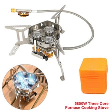 Outdoor Picnic Gas Burner Camping Hiking Fishing Mini Butane Stove Cooker BBQ