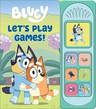 Bluey: Let's Play Games 📖 Sound Book 📖 By Pi Kids 📖 Brand New