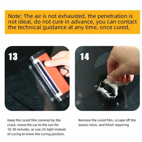 5 PCS Cracked Glass Nano Repair Liquid Kit Windshield DIY Car Window Repair Tool - Picture 6 of 10