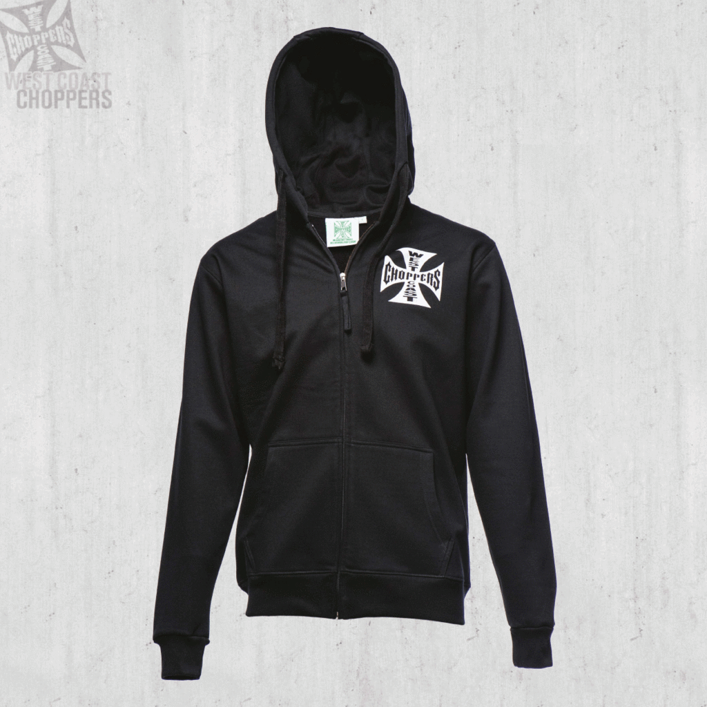 West Coast Choppers Original Cross Zip Up Hoodie **BRAND NEW West Coast Choppers Original Cross Zip Up Hoodie **BRAND NEW