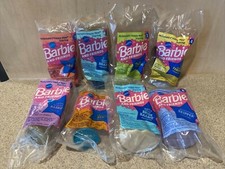 Barbie And Friends Complete Set of 8 McDonald's Happy Meal Toys 1994 Vtg Rare