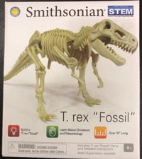 Smithsonian T Rex Dinosaur Fossil Building Kit Tyrannosaurus Rex Stem