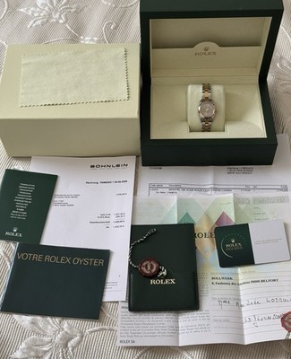 Rolex Oyster Perpetual 24mm Stahl/Gold BJ2008 Full Set Ref.76183 Service 06/2026
