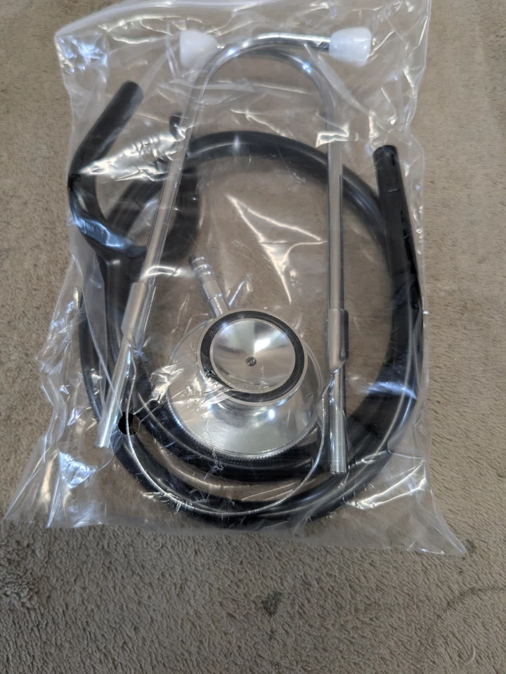 Lote de 5 Estetoscopios Doble Cabeza Estudiante Veterinario Medicina Enfermería Dynarex 7111 Foto 4 de 4