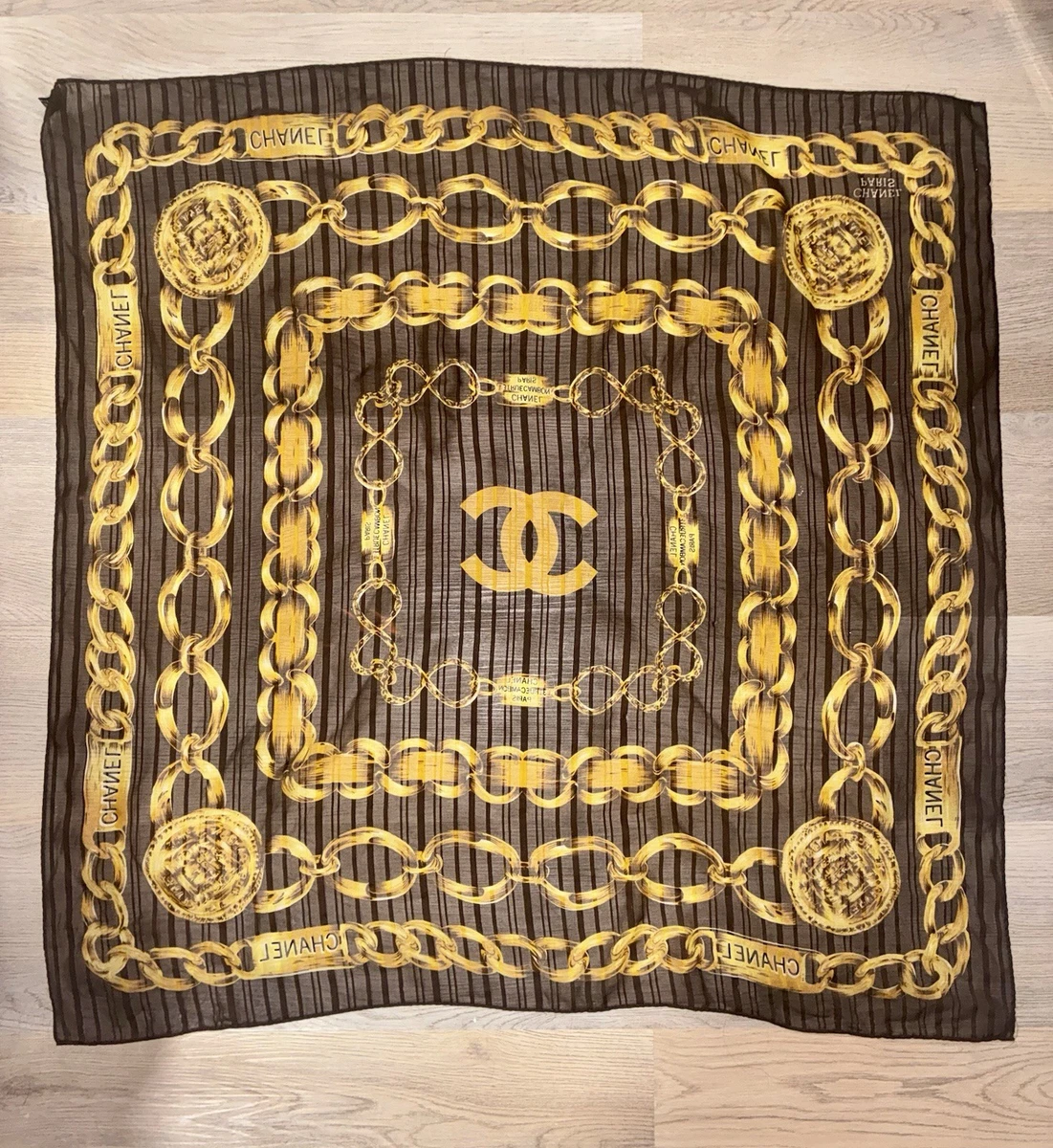 CHANEL Silk Scarves & Wraps for Women with Vintage for sale - eBay