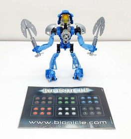 LEGO Bionicle 8570 - Gali Nuva - 100% Complete with Manual - Toa 2002