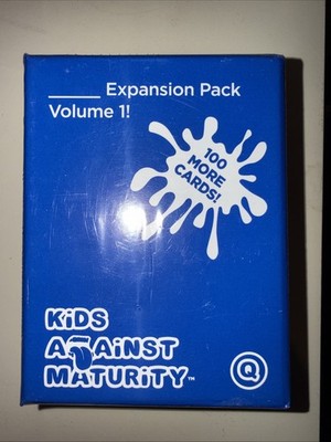 Kids Against Maturity Expansion Pack #1, Card Game SEALED!