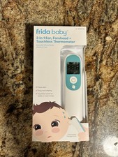 Frida Baby 3-in-1 Ear, Forehead Touchless Thermometer Brand New