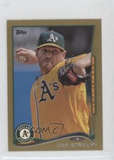 2014 Topps Mini Gold 29/63 Dan Straily #58 1v1