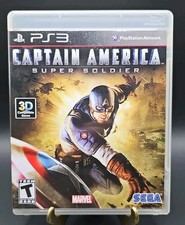 Captain America: Super Soldier (Sony PlayStation 3 PS3, 2011) CIB Tested Nice!
