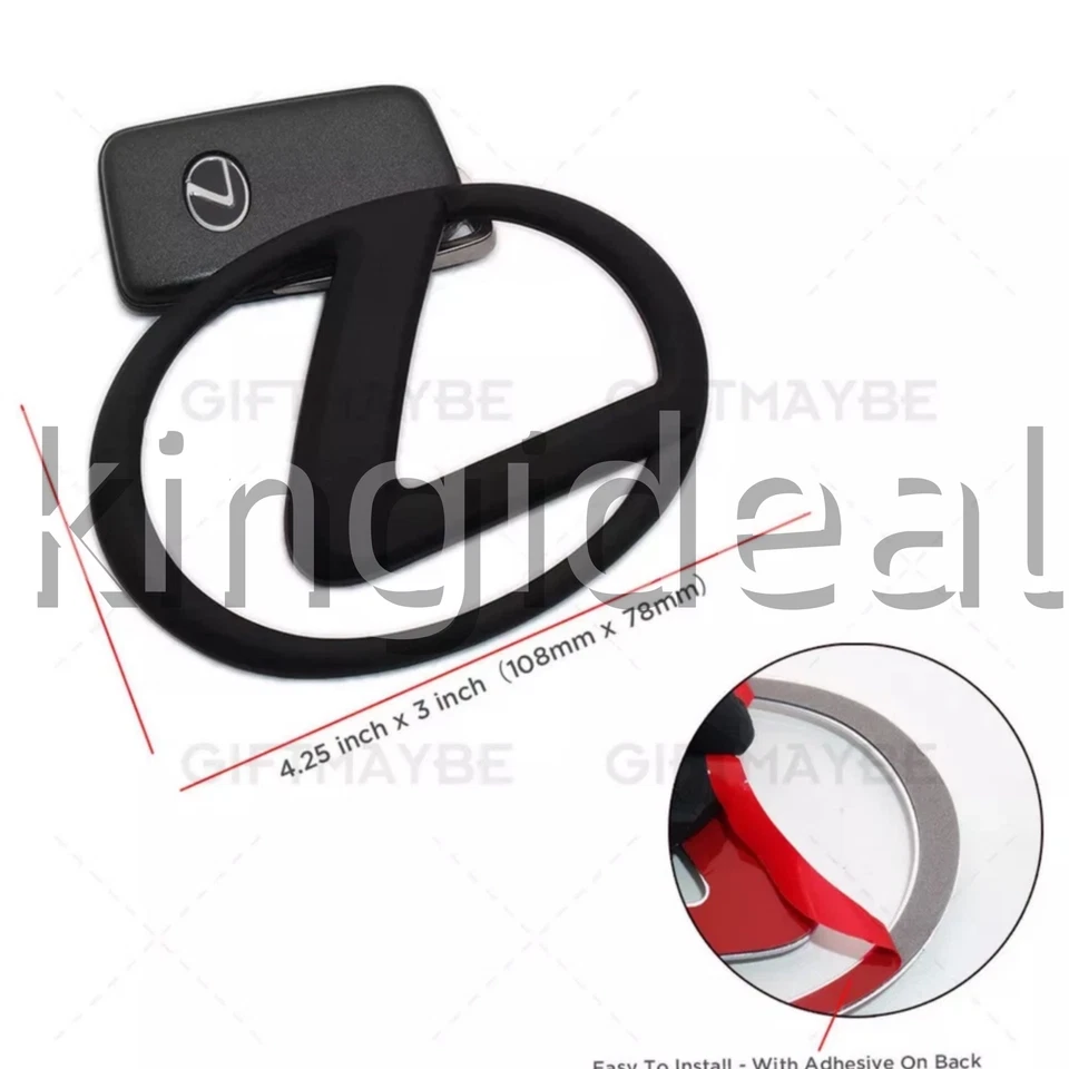 Gloss Black Emblem Rear Badge For 2014-2019 IS250 IS350 IS300 IS200T GS350 GS-F Foto 4 de 4