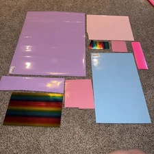 Large Mixed Lot of Premium Heat Transfer Vinyl Iron On Vinyl Purple Pink Blue