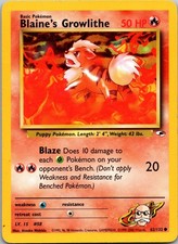 Blaine's Growlithe 62/132 Gym Heroes Pokemon TCG Unlimited C HP on eBay