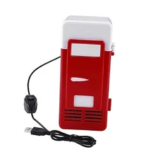 Car Mini Fridge Camping Fridge Portable Electric Cooler Box for Truck RV Red