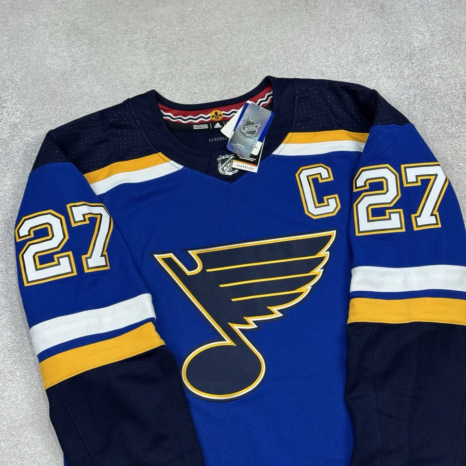 Camiseta Auténtica Adidas St. Louis Blues Alex Pietrangelo #27 C Home 17-24 Talla 52 Foto 4 de 4