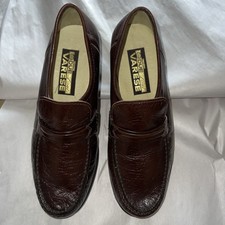VERO CUOIO vintage Italian Leather Slip On Br...
