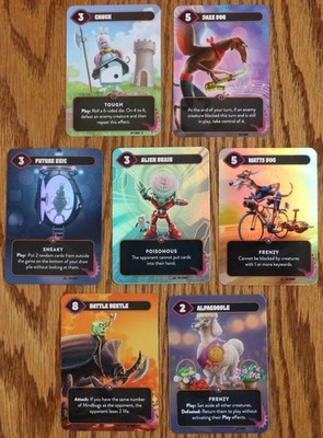 Mindbug First Contact Promo Foil Cards Kickstarter Nerdlab Games