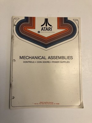 Atari Arcade mechanical assemblies Controls , Coin Doors , Power supplies 