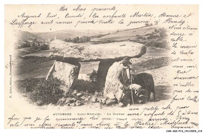 CAR-ADIP13-0882-63 - SAINT-NECTAIRE - Der Dolmen
