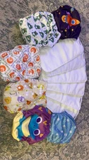 alva baby cloth diapers lot