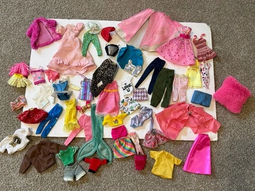 Barbie Vintage Clothes -current 53 Pc Mixed Lot doll clothes