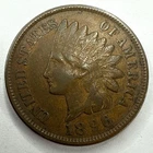1896 Indian Head Cent Exact Coin Imaged #IND2052