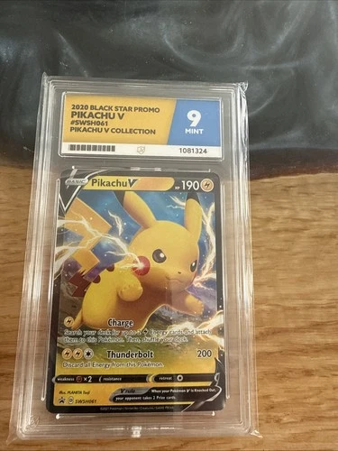 pikchu v black star #swsh061 ace 9