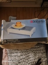 Vintage Brabantia Classic Candle Heated Food Warmer Black Portable EUC Boxed