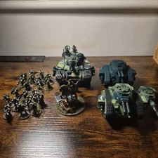 Warhammer 40k Astra Militarum Army Painted Miniatures