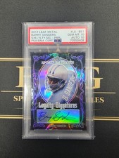 2017 Leaf Metal Barry Sanders Auto Purple /5 PSA 10 POP 1 Lions HOF