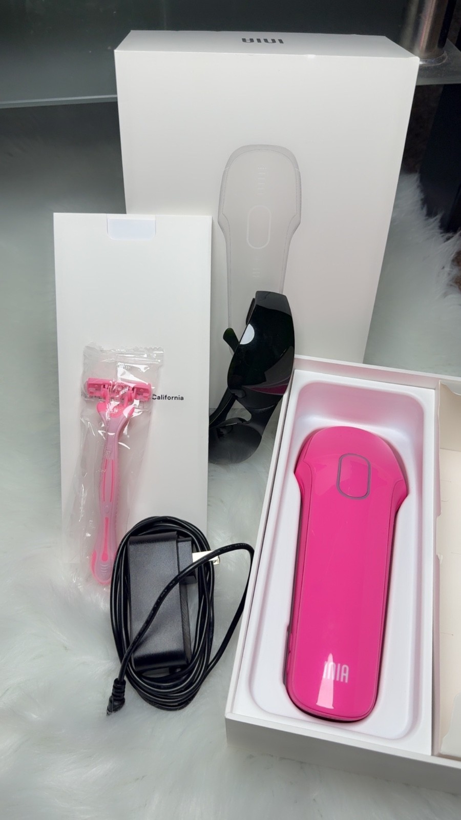 INIA HAUTE Pro IPL Hair Removal Device Pink Skin Expert Pro IPL 008 Open Box