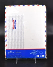 Hallmark AIR MAIL Stationery Set 50 Sheets and 26 Envelopes Vintage NOS