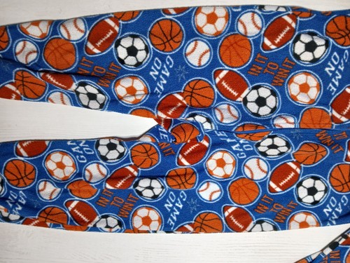 Highland Outfitters Youth Kids Size 7 One Piece Zip Sports Footie Pajamas - Picture 6 of 20