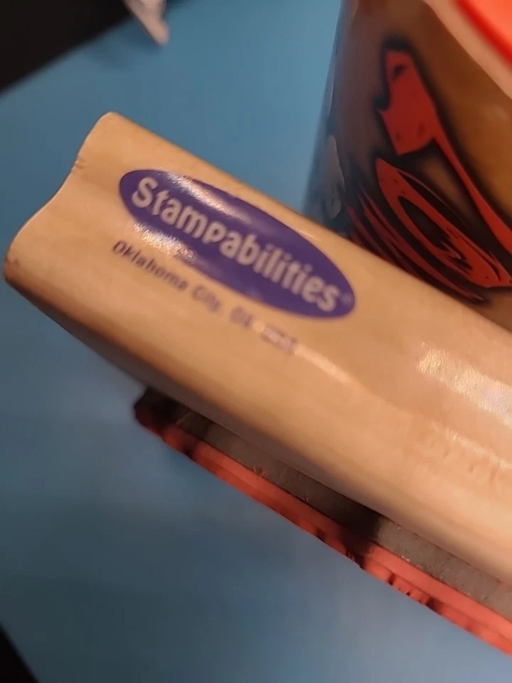 Stampabilities House Mouse Wooden Craft Stamp-Yummy Treats New - Image 4 of 4