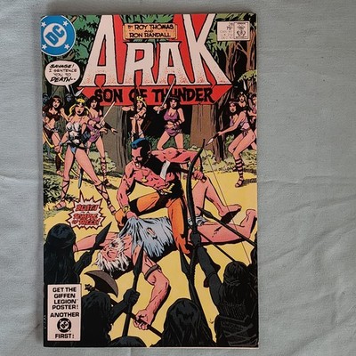 Arak Son of Thunder #28-37 DC 1983-84 Bronze Age Fantasy Lot RAW