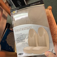 Ae 5040621 Braxton Universal Tan Bucket Seat Cover - 2 Pack