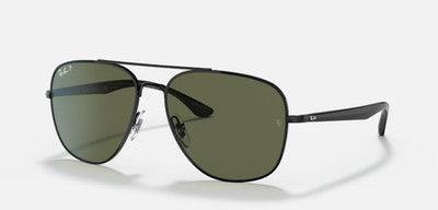 Ray-Ban RB3683 Polished Black/G-15 Green 56 mm Sunglasses RB3683 002/31 56-15