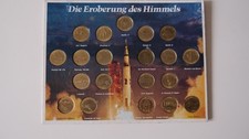 SHELL M&uuml;nzen " Die Eroberung des Himmels" komplettes Set 20 St&uuml;ck