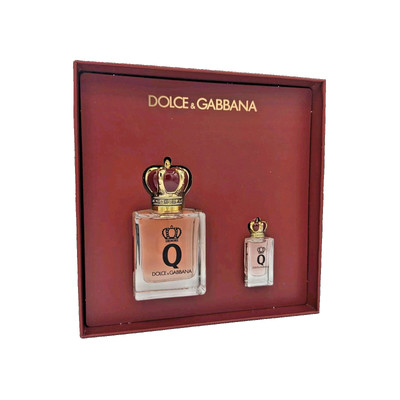 Dolce & Gabbana D&G Q Eau de Parfum für Damen - 50 ml + Miniatur EDP 5 ml Set