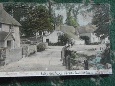 KEVII  post-card from Exmouth May 7th  1904 , blue-green 1/2d.  Address NDevon